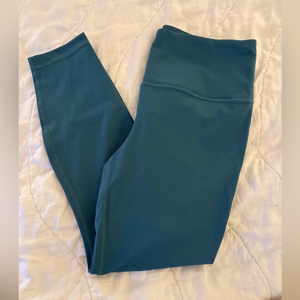 Yogalicious Teal High-Waist Leggings